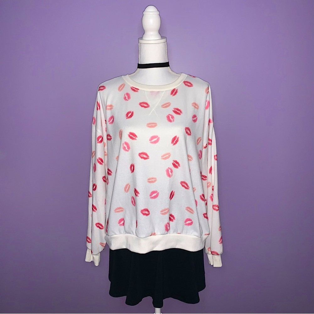 NEW BiBi Pink Kisses Pullover